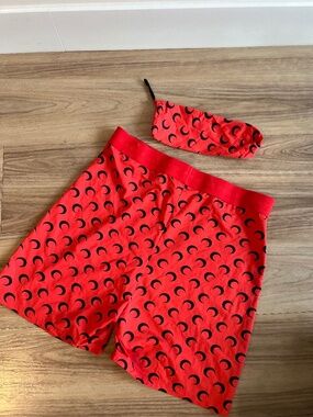 Marine Serre Moon Crescent Shorts